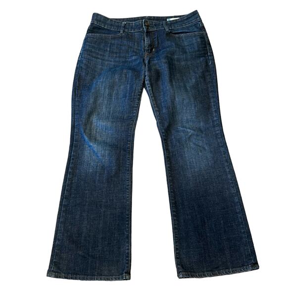 GAP Women's Mid Rise Curvy Bootcut Jean Atlantic Blue Size 12 - Picture 1 of 7